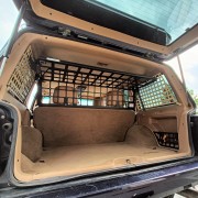 Jeep Cherokee XJ Adventure shelf + cargo net