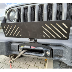 Winch reqistration plate