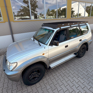 Toyota Land Cruiser 95 low profile aluminium roof rack