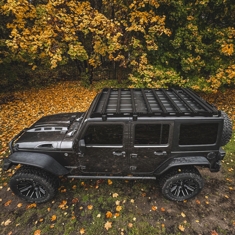 Aluminiowy bagażnik dachowy Jeep Wrangler JKU (2006-2018)