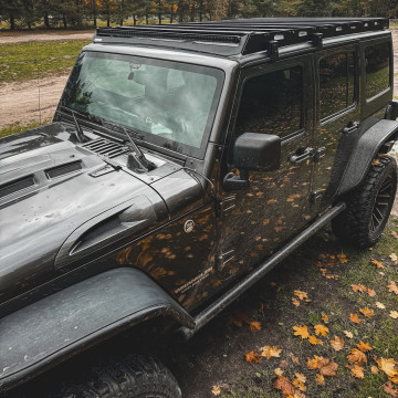 Aluminiowy bagażnik dachowy Jeep Wrangler JKU (2006-2018)